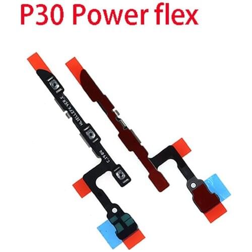 New Power ON OFF Mute Switch Control Key Volume Button Flex Cable For HuaWei P30 P30 Pro