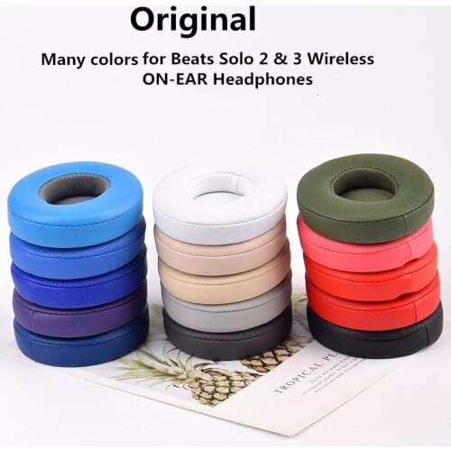 Original Premium Earpad Replacement Easy To install Cushions for Beats Solo 2 & 3 Wireless ON-EAR Headphones