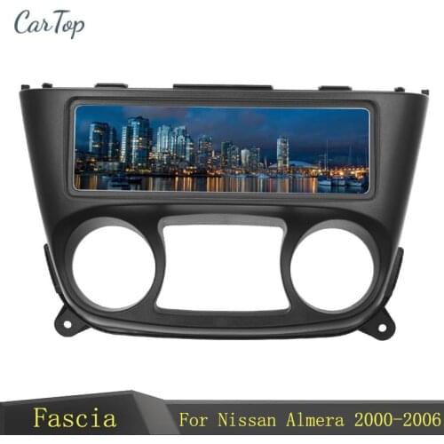 1 Din Fascia For 2000-2006 NISSAN Almera N16 Radio DVD Stereo Panel Dash Install Trim Kit Face Surround Frame
