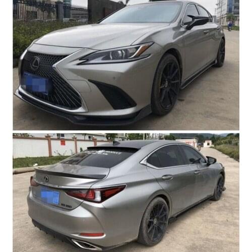 REAL CARBON FIBER Front Bumper Lip Spoiler Rear Trunk Diffuser Side Body Skirt FOR LEXUS ES ES200 ES250 ES300 ES350 2018 2019 2