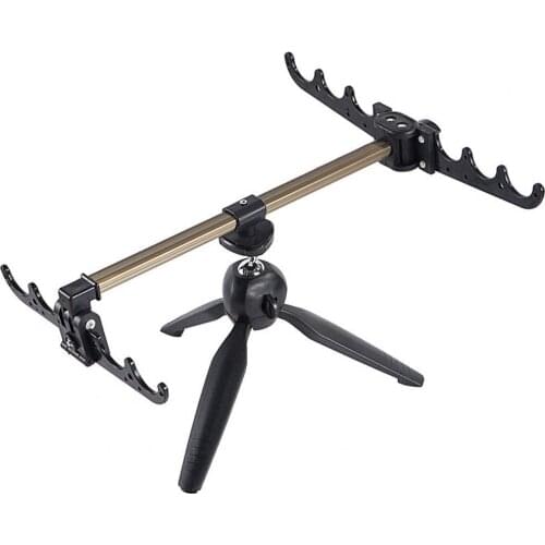 Portable Adjustable Ice Fishing Pole Bracket Fish Rod Holder Stand Accessory Fishing Pole