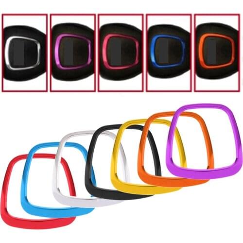 Durable Car Aluminium Sticker Steering Wheel Sline For Audi A4L/A6L/Q3 Red