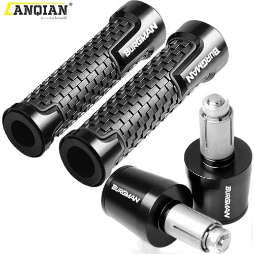 Motorcycle Handle Grip Handlebar Grips End cover Cap For SUZUKI BURGMAN 650 400 125 200 250 AN650 AN400 AN125 AN200 Accessories