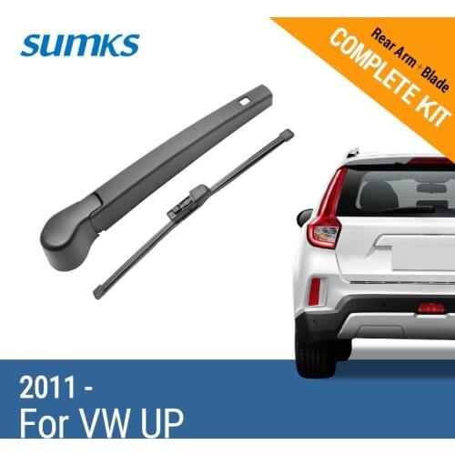 SUMKS Rear Wiper & Arm for VW UP 2011 2012 2013 2014 2015 2016 2017