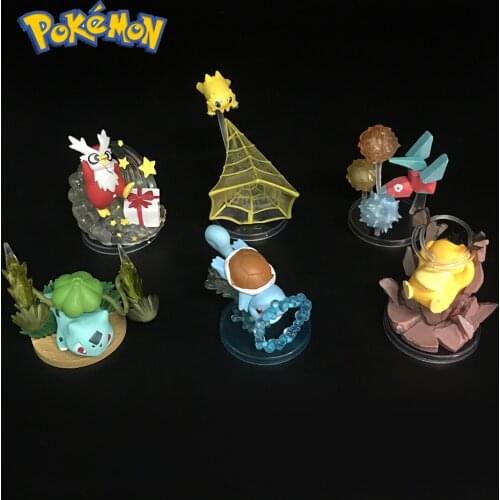 TAKARA TOMY Pokemon Pocket Monsters Espeon Nirvana Figure Toys Action Figure Joltik Psyduc Squirtle Children Christmas Gifts