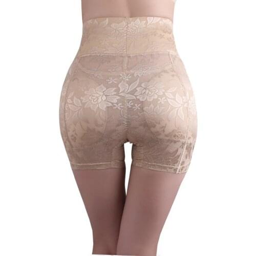 New Sexy High Waist Tummy Underwear Hip Pants Women Hip and Padded Fake Butt Pad Hip Hip Fat Hip Shaping Boxer Body Shapewear