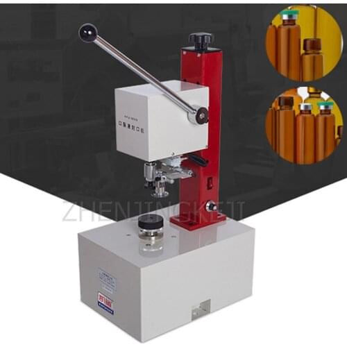 Oral Liquid Bottle Cap Sealer Small Desktop Aluminum Cap Vial Ampere Bottle Plastic Bottle Glass Bottle Capping Machine 220V