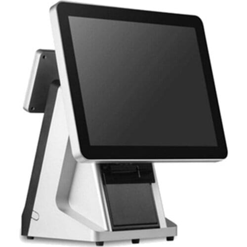 High quality POS machine for retailers and restaurants supermarket POS system 15 inch POS terminal with printer VFD