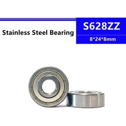 10/50pcs S629ZZ 9*26*8mm Stainless Steel Deep Groove Ball Bearing 9x26x8mm SB629ZZ S629 S629-2Z