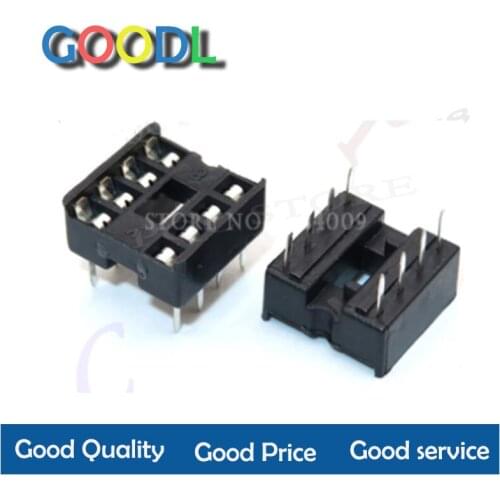 20 peças 8pin dip ic soquetes adaptador de solda tipo 8 pinos novo original