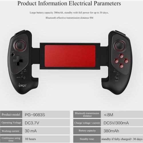Wireless Game BT4.0 Controller IPEGA PG-9083s Gamepad Joypad Console Joystick for PUBG IOS Android Mobile Phone Tablet Gamer