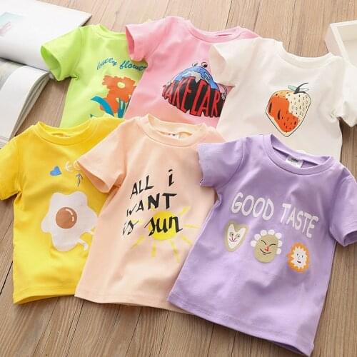FANAIDENG Girls' Printed T-Shirts