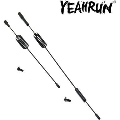 YEAHRUN 19.5cm/29cm Metal Decorative Antenna for Traxxas TRX4 1/10 RC Crawler Car Upgrade Parts