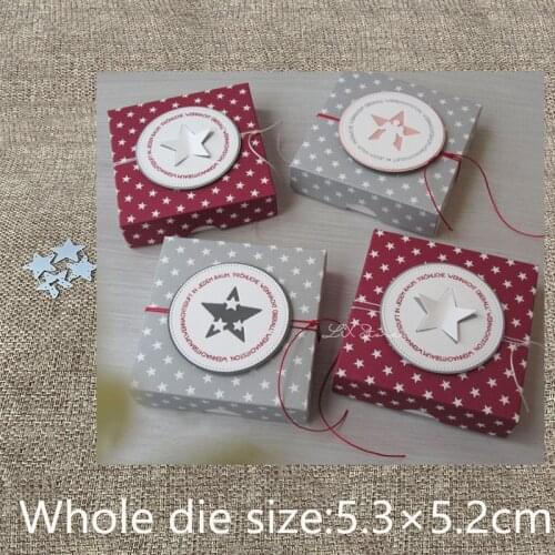 New Design Craft Metal stencil Cutting Dies 4pcs star embellish decoration scrapbook die cuts Album Paper Card Craft Embossing