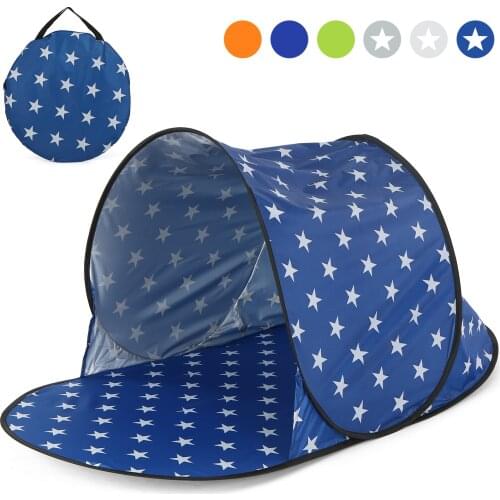 Outdoor Beach Tent Pop-up Open Tent Summer Sea Sun Shelters Garden Fishing Camping Water-resistant Tent