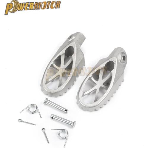 Stainless Steel Foot Pegs Motorcycle Passenger Footrest Motorcycle Pedal For Harley 883 Rear Footpegs For Suzuki 600 2003 Rear