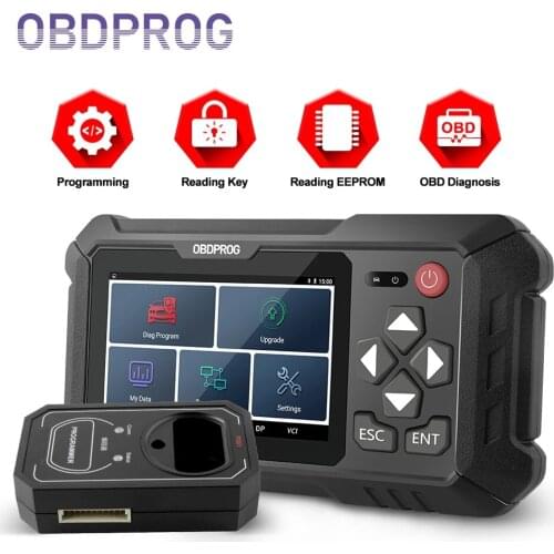 OBDPROG 501 Auto Key Programmer Immobilizer EEPROM Pin Code Reader IMMO Wifi Remote Key Master Program OBD2 Car Diagnostic Tools