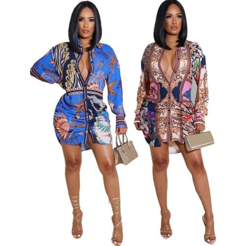 QY5081 Wholesale Items Woman Dress Coats Two Piece Set Clothing Women Clothes Pant Long Clothes Woman Printed 2 Piece Suit Sets