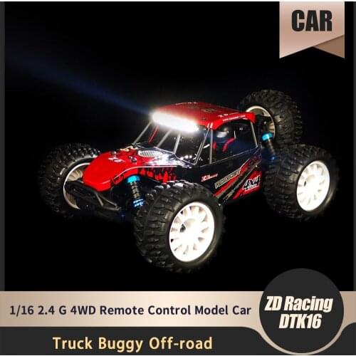 RC Car ZD Racing 1:16 ROCKET DTK16 Brushed 4WD Desert Truck Buggy Off-road 2.4 GHZ toy car Remote Control RC Model Car 45KM/h