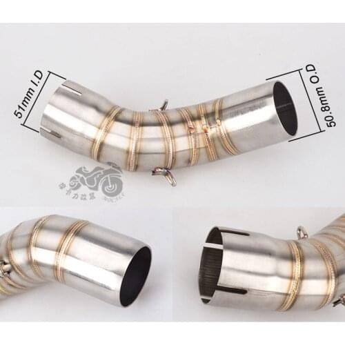 Motorcycle middle link pipe for Z900 2017-2018