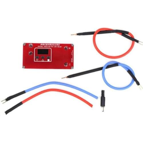 20cm Spot Welder Portable Soldering Pens Power Input Lines Transistor Kit Spot Welding Machine Auto Welding DIY Repair Tools
