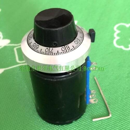 WXD4-23 3w precision potentiometer winding belt scale hovering 10k resistor rotary switch button
