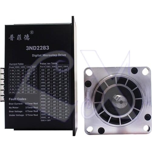 110 3-phase stepper motor kit 110BYG350B 12N.m 162mm length stepper motor + 3ND2283 2.0A-10A AC220V DSP digital driver