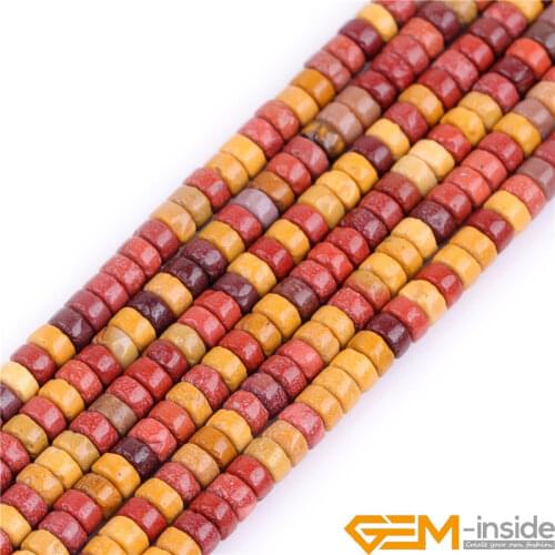 2x4mm Natural Assort Stone Heishi Disc Rondelle Spacer Beads For Jewelry Making Full 15" Strand Loose Energy Crystal Stone DIY