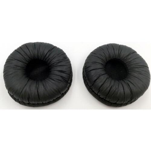 6 PCS =3 Pairs 2 inches Replacement Super soft leather foam Ear Cushion Leatherette ear pads spare parts for Headphones Headsets