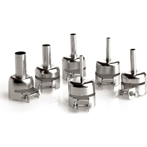 6Pcs 850 Circular Nozzles Hot Air Rework Reflow Soldering Station 3/4/5/6/8/10mm