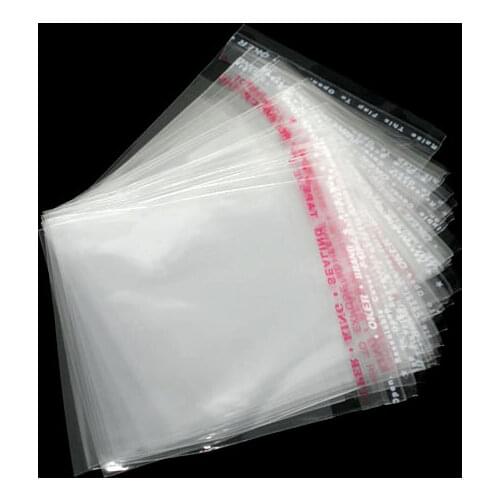 8SEASONS 200 Clear Self Adhesive Seal Plastic Bags 7x6cm (Usable Space: 6x5cm) Hot new