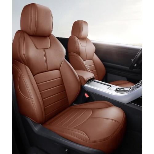 Custom cowhide car seat cover for Nissan Qashqai Sunny X-Trail Cima Fuga Cefiro murano accessories for cars interior styling