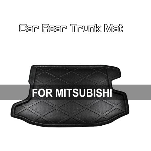 FOR Mitsubishi LANCER Galant Outlander Pajero V93 V97 V37 ASX Sport Car Rear Trunk Boot Mat Floor Mats Cargo mat Waterproof