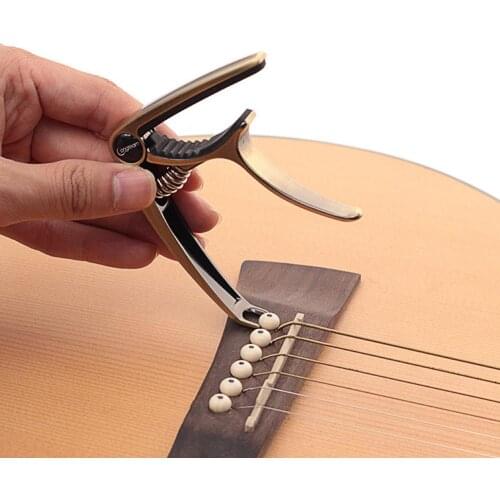 Longteam Electric Acoustic Guitar Capo Zinc Alloy silver Steel Spring Guitarra Capos Universal Guitar Capos Part Accessories