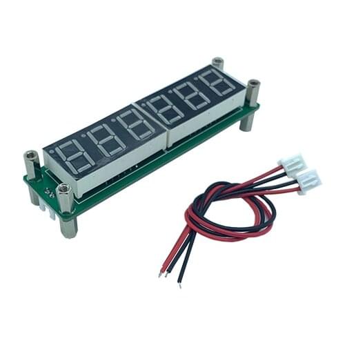 PLJ-6LED-A 0.1MHz TO 65 MHz RF Frequency Counter Cymometer meter measurement LED Digital Display FOR Ham Radio amplifier