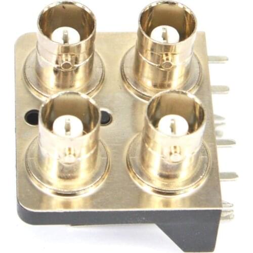 BNC female Jack for PCB board bend welding RF coax connector