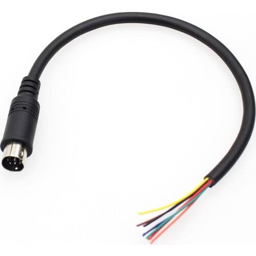 Breakout Cable Yaesu CT-62 CAT Cable 8 Pin Mini Din Male Serial Adapter for Yaesu band data cat linear tuner FT-897 FT-897D