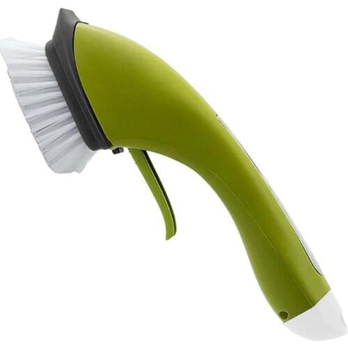 Long Handle Cleaning Brush Liquid Soap Dispenser Scrubber Dish Washing Kitchen Sink Cleaning Tools Bathroom Window Brushes