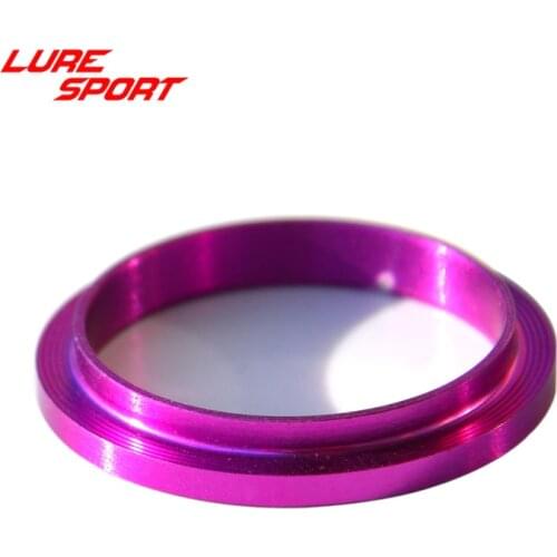 LURESPORT 10pcs Aluminum Ring Reel Seat Rear Ring wind Check Rod Building Component Repair Fishing rod DIY Accessory SRR