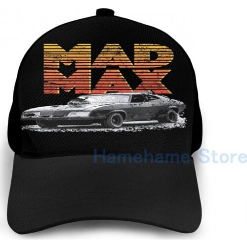 Fashion Mad Max(4) Basketball Cap men women Graphic print black Unisex adult hat