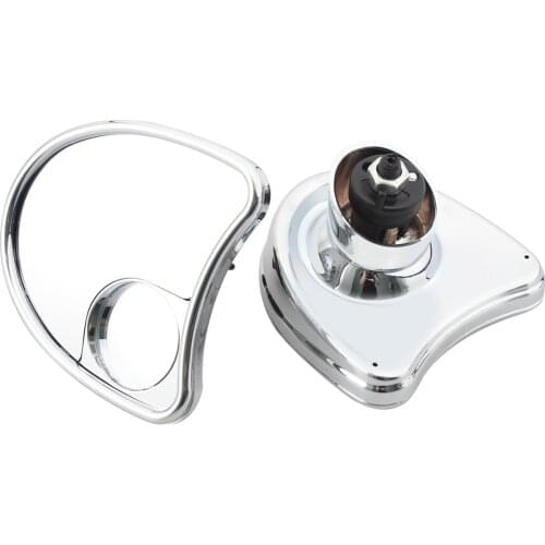 Moto Fairing Mount Rearview W/ 1 3/4" Blind Spot Side Mirror For Harley 14-Later Touring Electra Street Ultra Limited Tri Glide