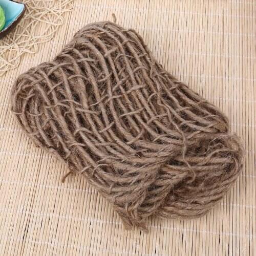 2019 New Fancy Newborn Photography Prop Chunky Burlap Layer Net Hessian Jute Backdrop Blanket Baby Lovley