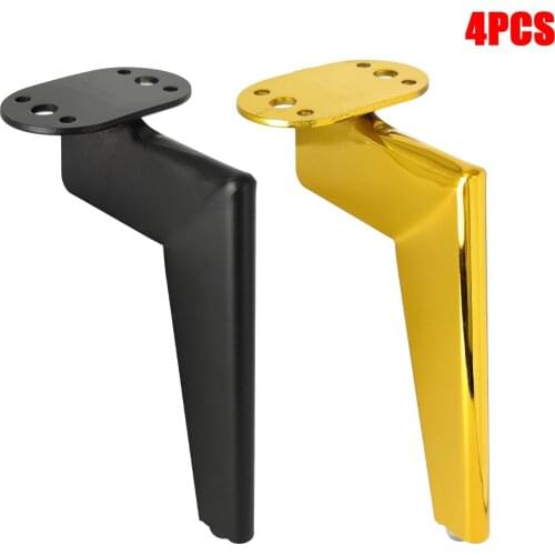 4PCS Metal Furniture Legs For Glass Table Cupboard Bed Frame Bedside Dining Coffee Tea Table TV Sofa Feet Furniture Fittings Leg