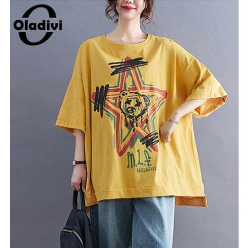 Oladivi Women's Short T-shirts