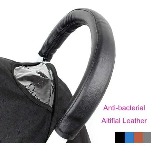 Baby Stroller Handle Cover Armrest Pu Bar Leather Protective Case Handlebar Cover for Babyzen Yoyo Stroller Accessories