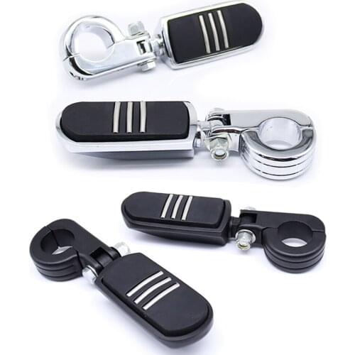 Motorcycle Highway Pegs Engine Bar Footrests Foot Pegs for Harley Sportster Electra Glide FLFBS Fat Boy Softail Suzuki intruder