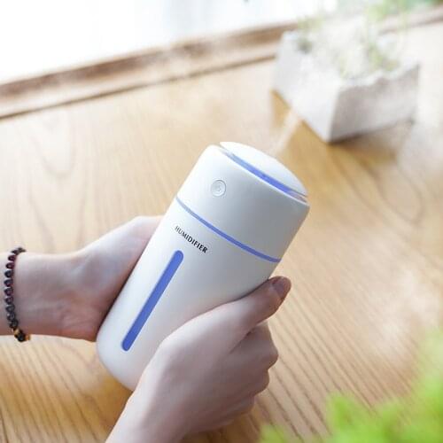 Portable Car Cordless Air Humidifier USB Essential Oil Diffuser with LED Light Ultrasonic Cool Mist Maker Aromatherapy Diffusor