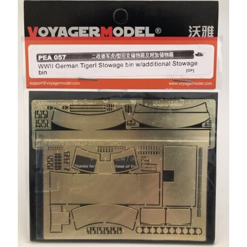Voyager PEA057 WWII German Tiger I Stowage bin w/additional Stowage bin GP Upgrade Kit