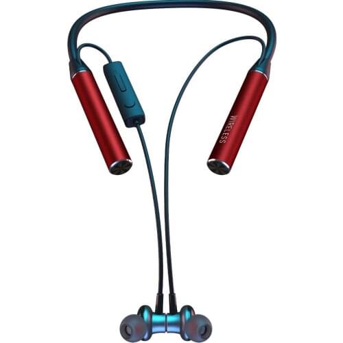 SEGOSEBY New Big Battery Wearable Neckband Lightweight Headphone Wireless Stereo Bass Earbuds Sport Headset TF Card Waterproof