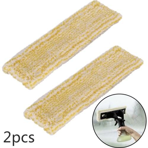 2PCS Microfibre Mop Cloth For Karcher WV2 WV5 WV 60 75 Plus Window Cleaning Machine for home cleaning accessories glass clean up